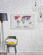 Прозора скретч-мапа світу Travel Map AIR World (англійська мова) у тубусі, фото 6