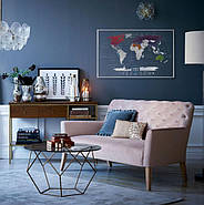 Прозора скретч-мапа світу Travel Map AIR World (англійська мова) у тубусі, фото 7