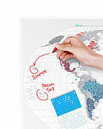 Прозора скретч-мапа світу Travel Map AIR World (англійська мова) у тубусі, фото 10