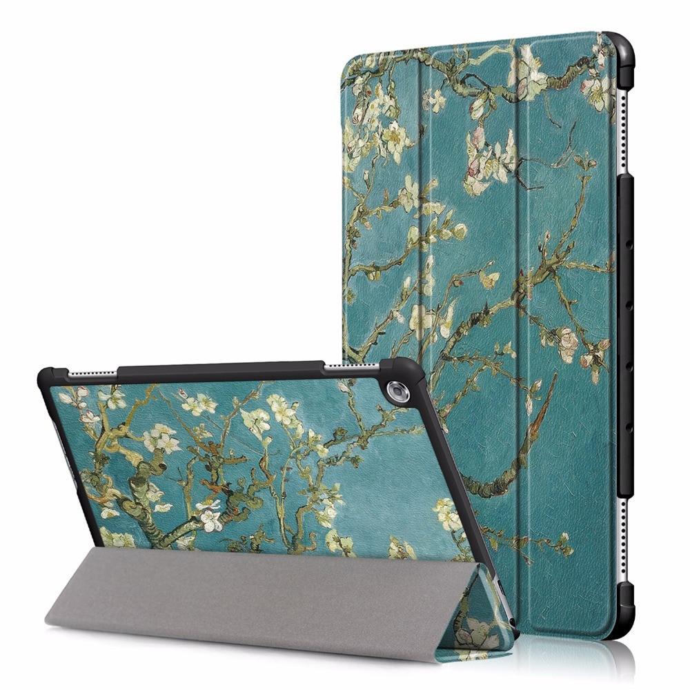 Чохол Huawei Mediapad M5 Lite 10 (BAH2-L09 / BAH2-W09) 10.1" чохол Ultra Slim Almond flowers, фото 1