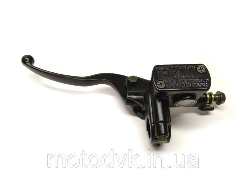 Ручка гідротормоза супорту ліва на скутер GY6-50/150, фото 1