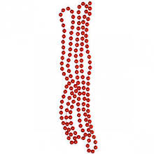 Декоративні буси 8 мм, 5 м, червоні