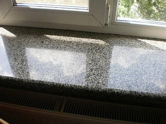 Підвіконник гранітний жовтий