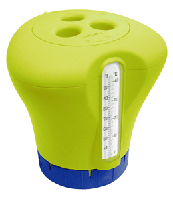 Дозатор для химии с термометром К619, зеленый (табл. 75 мм)
