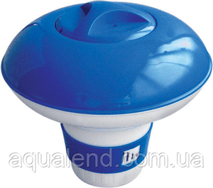 Плавальний поплавець дозатор для хімії круглий великий Classic для таблеток хлору, фото 1