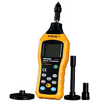 Контактний тахометр Hyelec МЅ6208А (50-19999 об/хв) з 4 насадками і пам'яттю на 100 вимірювань