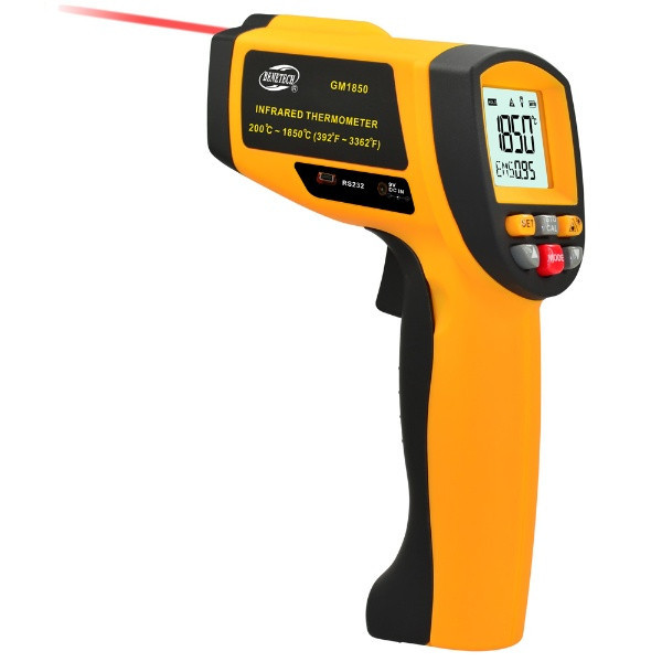 Пірометр Benetech GM1850 (+200..+1850 °С, D:S 80:1)
