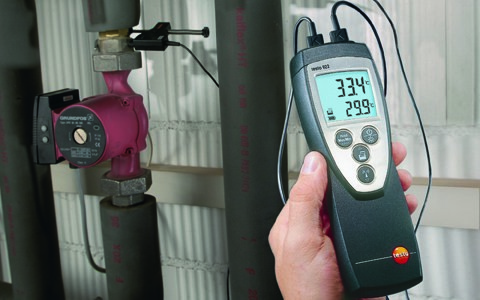 Цифровий термометр Testo 922 (-50...+1 000 °C) c 3 зондами в Кейсі. Німеччина