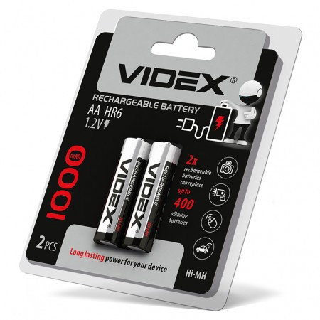 Аккумуляторы Videx AA 1000 mAh - фото 1 - id-p800751664