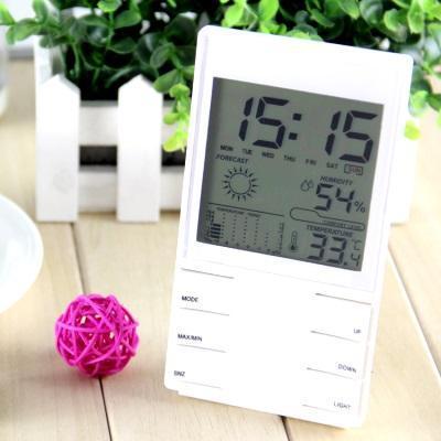 Термогігрометр HTC-2S (0°C... +60°C; 20%...99%) з календарем, годинником і будильником