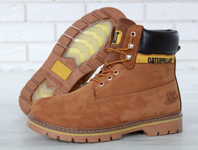 Черевики з хутром Caterpillar Winter Boots Classic Yellow фото