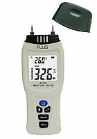 Вологомір деревини і будматеріалів Flus ET-928 (1-70%) зі змінними голками і термометром