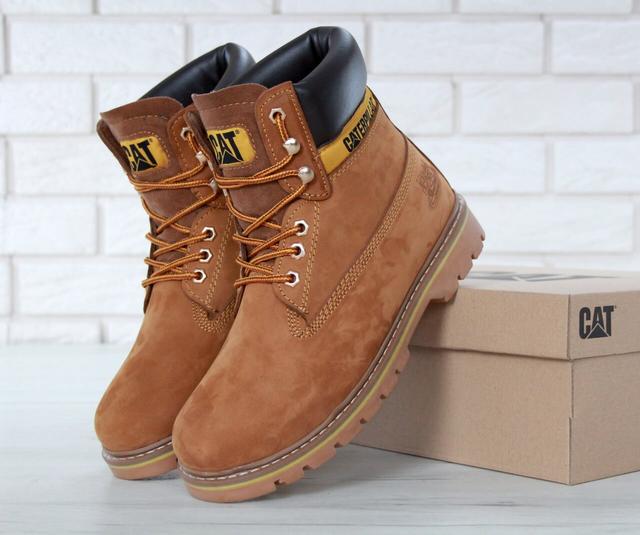 Ботинки с мехом Caterpillar Winter Boots Classic Yellow фото