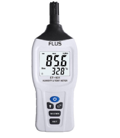 Термогігрометр Flus ET-931 (0-100%; -20℃...+70℃) Точка роси Dew, фото 1