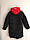 Зимовий дитячий підлітковий довгий пуховик GXF. Зимове пальто для дівчинки., фото 4