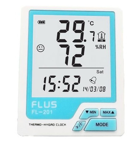 Цифровий термогігрометр Flus FL-201 (-20-60 С; 10%...99%)
