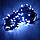 Гірлянда вулична Нитка LED 100 Flash Холодний Білий, чорний дріт, фото 3