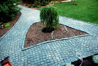 Брусчатка гранітна чорна колотая