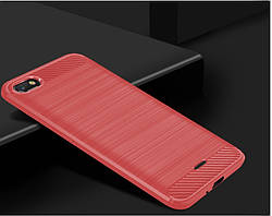Чохол Carbon для Xiaomi Redmi 6A Червоний