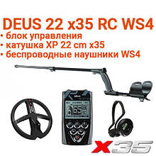 Металошукач XP Deus 22 x35 RC WS4