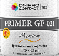 Грунтовка ГФ-021 ЕПІ антикоррозионная ТМ «ДНІПРО-КОНТАКТ» 50 кг