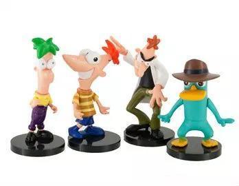 Іграшки фігурки Phineas & Ferb (Фінес і Ферб) 4 шт