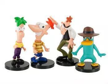 Іграшки фігурки Phineas & Ferb (Фінес і Ферб) 4 шт, фото 1