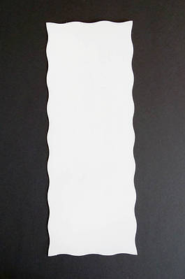 Картон з ажурними краями, 330×120 мм, комплект 10 шт.