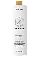 Шампунь для чувствительной кожи головы Kemon Actyva Benessere Shampoo Sensitive Scalp 1000 ml