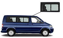 Бічне скло Volkswagen T5 2003-2015 з кватиркою праве