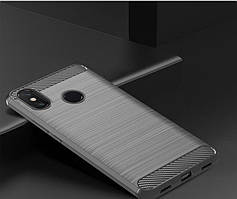 Чохол Carbon для Xiaomi Mi Max 3 Сірий
