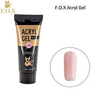 Акригель F. O. X Acryl Gel 002 (Ніжно-рожевий)