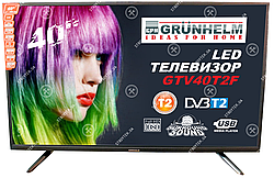 Телевізор Grunhelm GTV40T2F 40 дюймів, Full HD 1920х1080