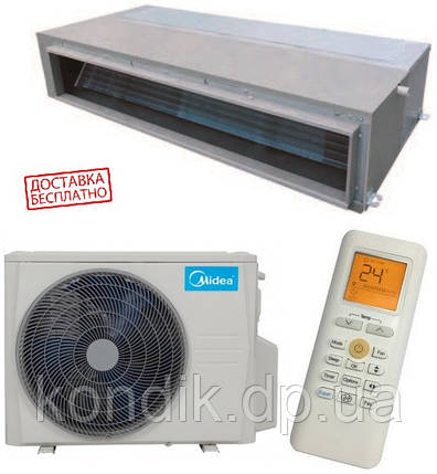 Кондиціонер MIDEA MTI-24HWN1 80Pa канальний, фото 1
