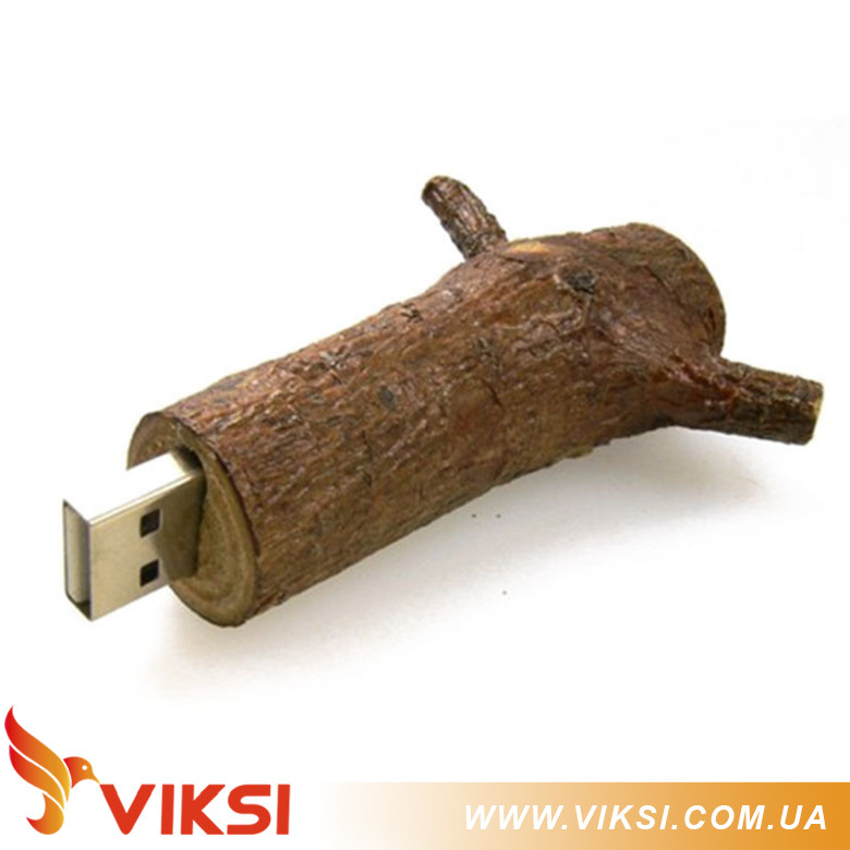 Флешка дерев'яна Branch 4, 8, 16, 32 GB