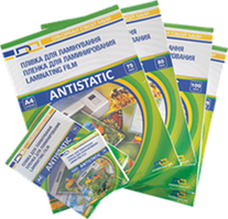 Плівка А6 (111х154) 75 мкм, глянцева, ANTISTATIC, уп/100шт, ТМ DA