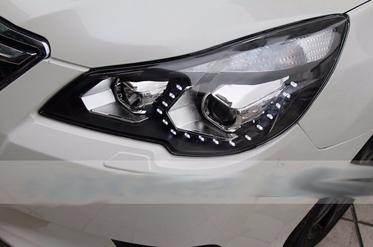 Передні фари Subaru Outback BM (09-14) тюнінг Led оптика