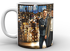 Кружка GeekLand біла Доктор Хто Doctor Who Доктор Хто 11-й Доктор Jane DW.02.002.179