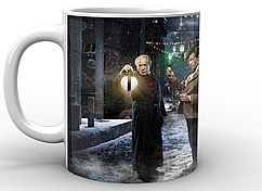 Кружка GeekLand біла Доктор Хто Doctor Who Doctor Who зима DW.02.009