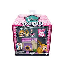 Игровой набор DISNEY DOORABLES - РАПУНЦЕЛЬ (2 героя, домик, аксессуар)