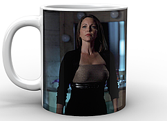 Кружка GeekLand біла Доктор Хто Doctor Who Доктор Джилліан Фостер та доктор Кел Лайтман DW.02.056