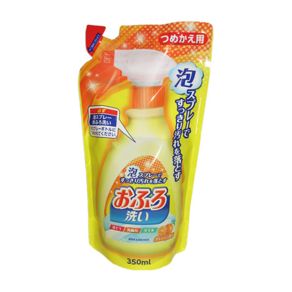 Чистячий засіб для ванної "Foam spray Bathing wash" з апельсиновим маслом 350 мл (822597)