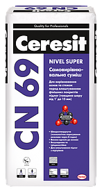 CN-69/25 кг "Ceresit" смесь самовыравнивающаяся (3-15мм) 25 кг