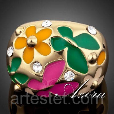Кільце "Метелики та квіти", фото 1