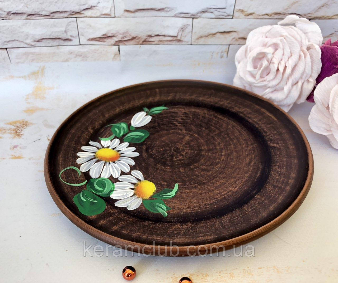 Керамічна тарілка Керамклуб рисована 20 см