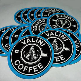 Рекламные фотомагнитики для кофейни во Франции. Диаметр 57 мм 4