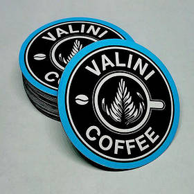 Рекламные фотомагнитики для кофейни во Франции. Диаметр 57 мм 6