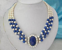 Ожерелье "Синяя лазурь"