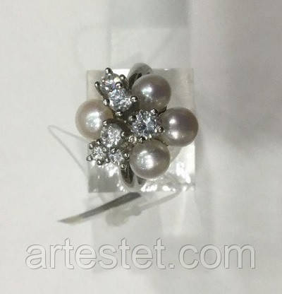 Кільце з перлами Англія, фото 1