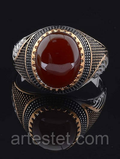 Кільце із сердоликом, фото 1